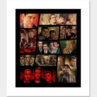 Graphic Crime Films Women Men Posters and Art